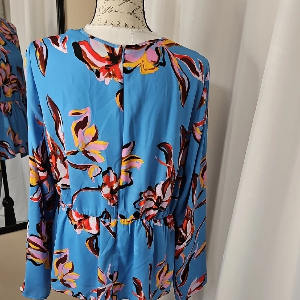 Halogen Multicolor Floral Blouse - Picture 6 of 6